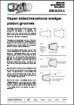 Taper Sided (Keystone Wedge) Piston Grooves Taper Sided (Keystone Wedge) Piston Grooves